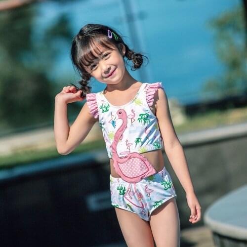 Swimwear For Children 2019 Child Female Bikini Girl Swimming Suit Kids Bathing Suits Connected Baby Heavy Industries Embroidery