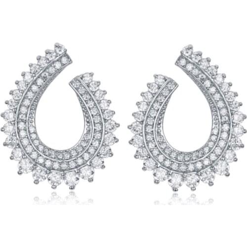 Серьги с камнями MONEMEL China At AliExpress