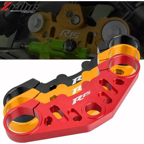 For YAMAHA YZF-R15 YZF R15 V3 2017-2020 2019 Motorcycle performance triple clamp Front Fork Lowering Triple Tree Upper Top Clamp