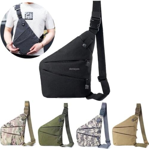 Anti-Theft Security Pistol Storage Chest Bags Mens Tactical Gun Bag for Traveling Hunting Gun Storage Concealed Holster Bags