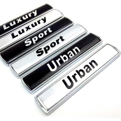 10pcs Luxury Urban Sport Fender Emblem Sticker for E36 E30 E34 E39 E46 E60 E90 F10 F30 Decals Stickers Accessories