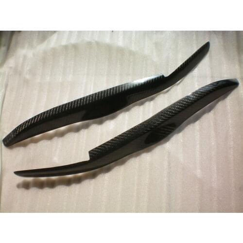 Carbon Fiber Headlight Eyelids Eyebrows for 2004-2008 Subaru Legacy Liberty Outback
