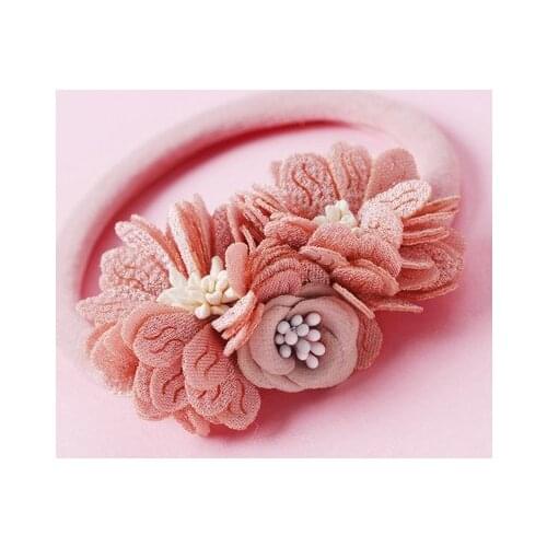 New blossom Baby Girl Headbands Newborn Baby Princess Hairbands Kids cherry blossom Flower Fresh Style Cute Hair band Accessorie