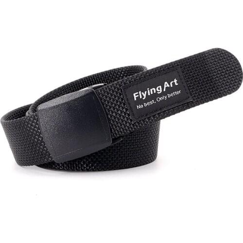 New Men Outdoor Canvas Belt Adjustable Quick Release Buckle Military Training Pants Accessories Fashion Luxury Womens Belt