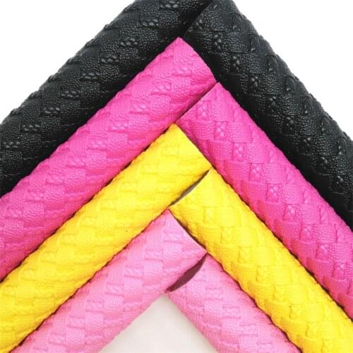 Weave Embossed Synthetic Leather Faux Fabric Sheets For Earrings Bows DIY 21X29CM GM2157A