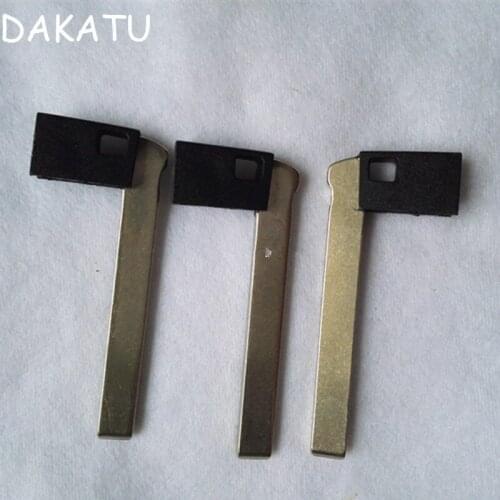 DAKATU Replacement Uncut Key Blade For Bmw I Series Smart Key Blade Emergency spare key blade