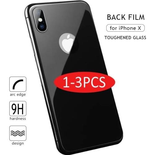 For iPhone 12 11 Pro XS MAX XR Protective Back Tempered Glass For iPhone 7 8 Plus 12mini Back Cover Film