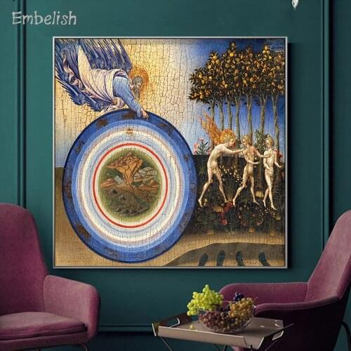 Embelish 1 Pieces Creation Of The World Abstract Wall Art Pictures For Living Room Modern Home Decor Posters HD Canvas Painting