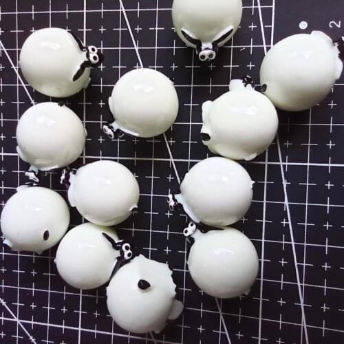 1pcs/lot resin solid lovely sheep cartoon 21mm fairy garden gnome moss terrarium decor crafts bonsai home DIY A110