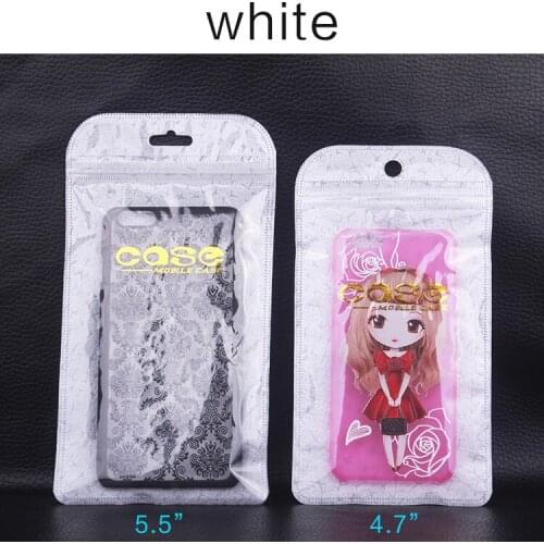 400pcs/Lot Zipper lock Retail packing bag plastic Poly PVC PP gift packaging bag for iphone6s SamsungS7 Electronic accessories