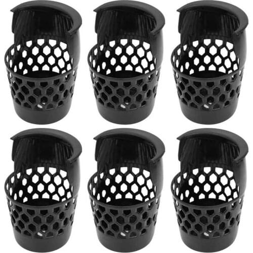 6PCS Billiard Pockets Pool Table Pockets Pool Table Easy Install Hanging Practical Snooker Basket Billiard Storage Pocket