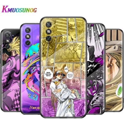 Jojo Bizarre Adventure For Huawei Y6 Y7 Y9 Y5P Y6P Y8S Y8P Y9A P Smart Z 2019 2020 2021Tempered Glass Cover Phone Case