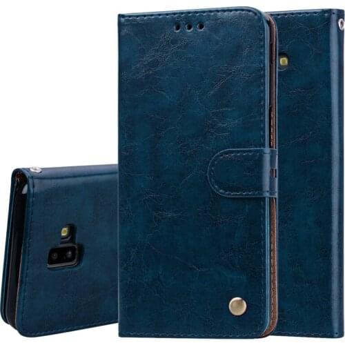 J6 For Samsung Galaxy J6 Case Leather Wallet Flip Card Holder Phone Case For Samsung J6 Plus 2018 J6+ J 6 Plus J600F J610F Cover