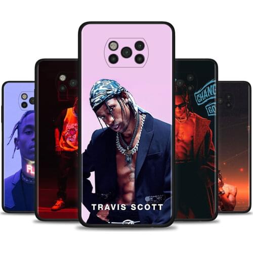 Travis Scott Astroworld Handsome Phone Case for Xiaomi Pocophone F1 Poco X3 NFC X3 Pro M3 Pro 5G F3 Soft Cover Back Bag