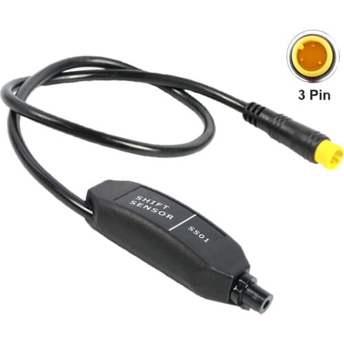 Shift Sensor for Bafang E-Bike BBS01 BBS02 BBSHD Mid Drive Motor Gear Sensor Three Core Waterproof Connector Cable