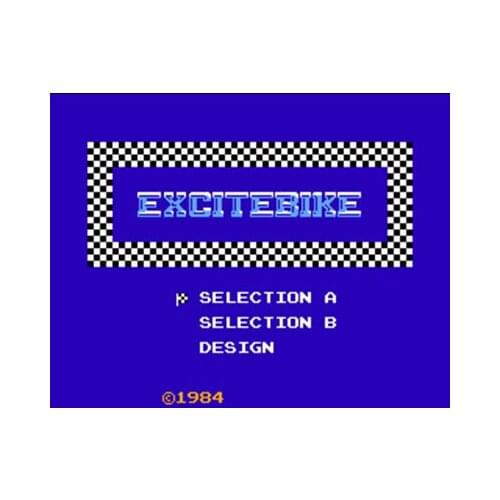 Excitebike Region Free 60 Pin 8Bit Game Card For Subor Game Players