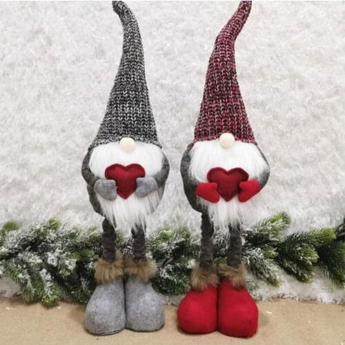 Gnome Figurines Holiday Decoration Gifts Faceless High Quality Christmas Doll 2021 New Cute Xmas Year Handmade Christmas