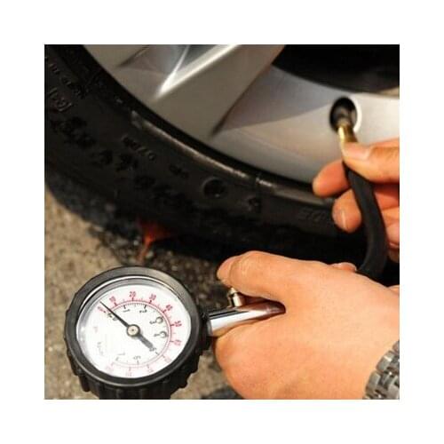 Tire pressure gauge tyre pressure monitor with tire exhaustion outgassing valve
