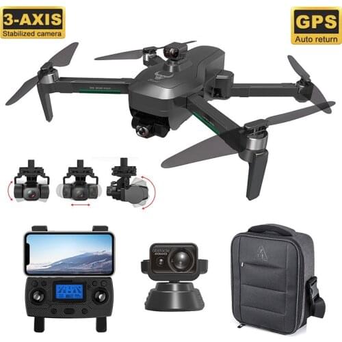 NEW Drone GPS 4k Quadcopter with Camera HD 3-Axis Gimbal Professional Drones Brushless Smart Obstacle Avoidance Dron VS F11 PRO