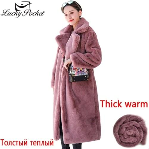 Lucky Pocket Large Fur Coats China