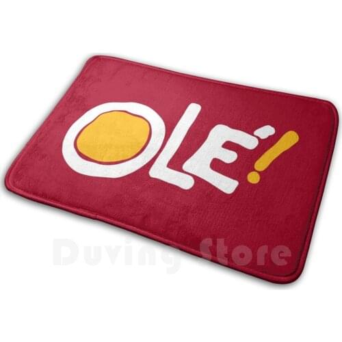 Olé ( Dark ) Mat Rug Carpet Anti-Slip Floor Mats Bedroom Olé Bull Spain Flamenco Bullfighting Pasodoble Andalusia Party Nap