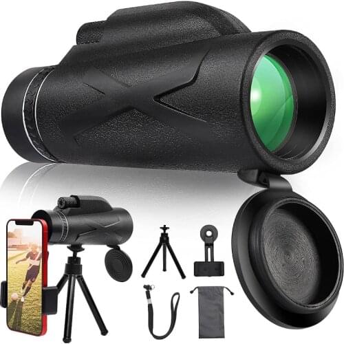 Telescope Monocular Powerful Binoculars 80x100 Professional Low light Night Vision Zoom Hunting Spyglass Long Range Telescopio