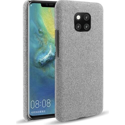 Cloth Phone Cases For Huawei Mate 20 Pro Case Slim Retro Cloth Hard Cover For Huawei Mate 20 Pro LYA-L09 LYA-L29 Coque Capas