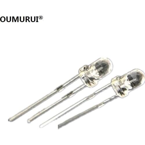 High bright 3mm LED F3 round diode short leg emitting green light 520-525nm 0.06w 3.0-3.2v 20mA 1000PCS Free shipping