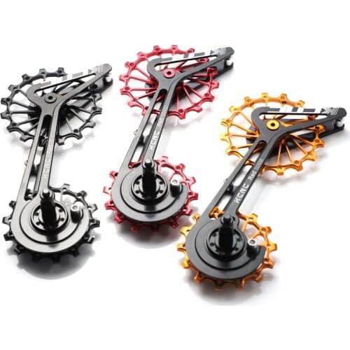 KCNC Road Bicycle Cycling Oversized Pulley Cage 14-16T Sealed Bearing For SRAM RED FORCE RIVAL APEX 10S 11s Rear Derailleur