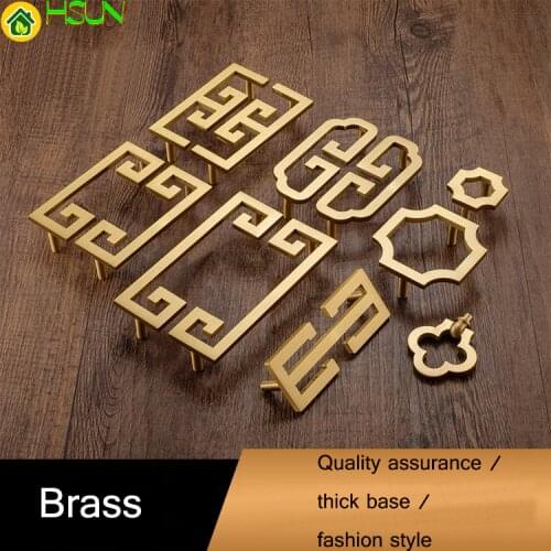 1 PC Various styles Solid Brass Cabinet Knobs and Handles Drawer Furnitures Cupboard Wardrobe Vintage Knobs Door Pull Handles