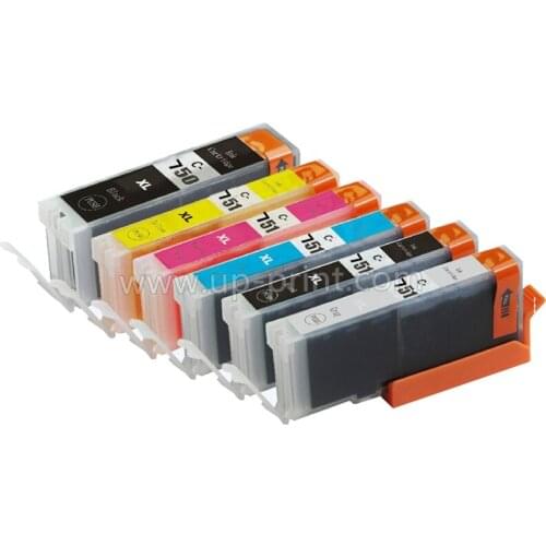 18 x PGI750 CLI751 ink Cartridge For CANON MG6370 MG7170 MG7570 IP8770 MG6770 MG6670 printer pgi 750 GY