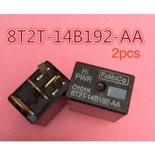 2pcs 8T2T-14B192-AA for Ford escort edge F150 Raptor Mondeo Air Conditioning A/C car Relay 4 feet 4pin