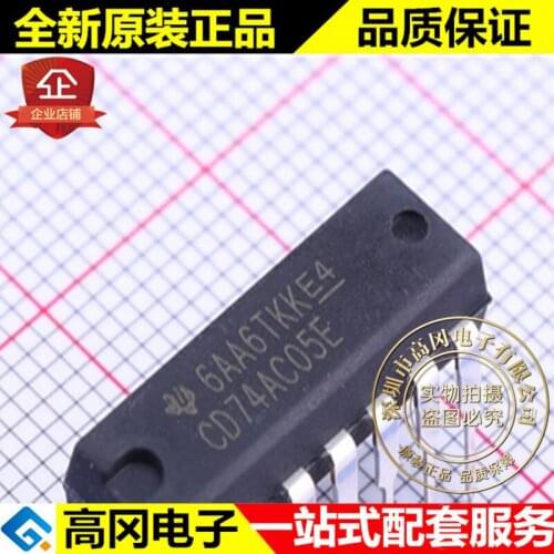 5pieces CD74AC05E CD74AC05 DIP-14 TI