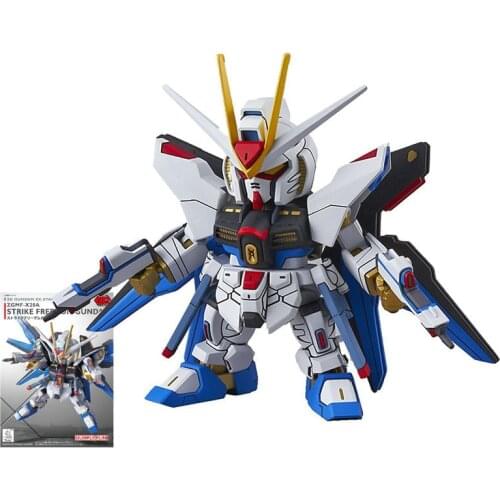 Anime SD BB EX 006 Gundam Strike Freedom Action Figureals Brinquedos Model Mobile Suit Kits Plastic Puzzle Robot Toys Hot Toys