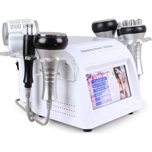 6 In 1 Multifunctional Cavitation Weight Lose Slimming Body Firm Skin Tightening BIO Vacuum Cold Hammer Ultrasonic Machine
