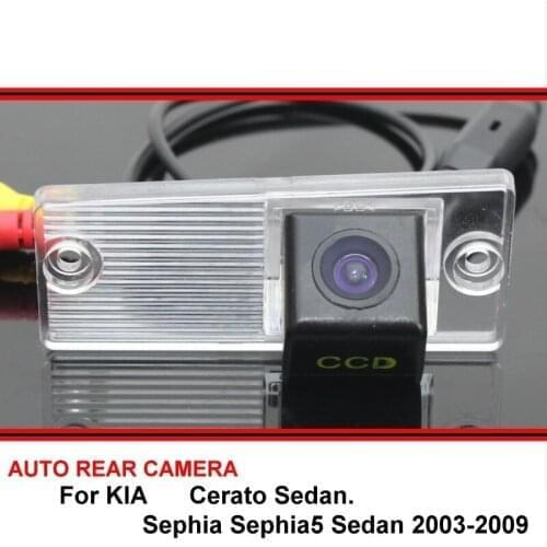 For KIA Cerato Sephia Sephia5 Sedan 2003-2009 For Night Vision SONY Car Reverse Backup Parking Rear View Camera HD CCD