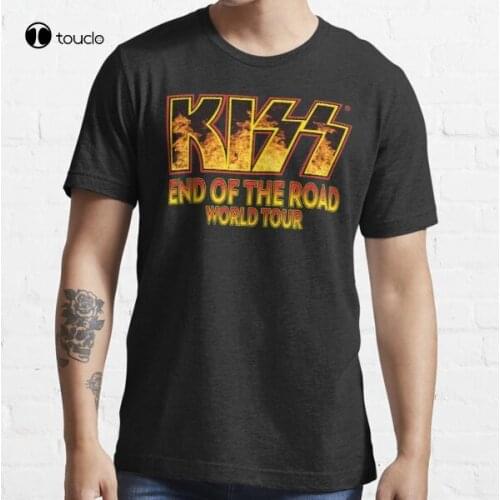 Kiss End Of The Road World Tour Spaceman Catman Starchild Demon F2 T-Shirt Tee Shirt