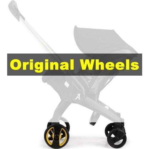 Original Wheels For Donna /Doona Stroller Replace Wheels Front Wheels Pushchair Back Rubber Wheel Kids Stroller Accessories