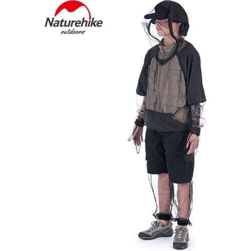 Naturehike Anti-mosquito Clothing Set Ultra-fine Perspective Mesh Unisex Fishing Summer Camping Bug Wearing