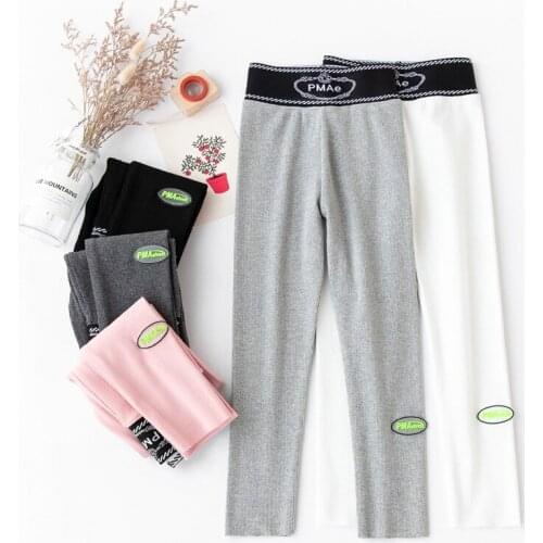 New Baby Girls Leggings Cotton Long Pants Spring Autumn Kids Girl Pants Fashion Flower Printting Long Trousers Childrens Pant