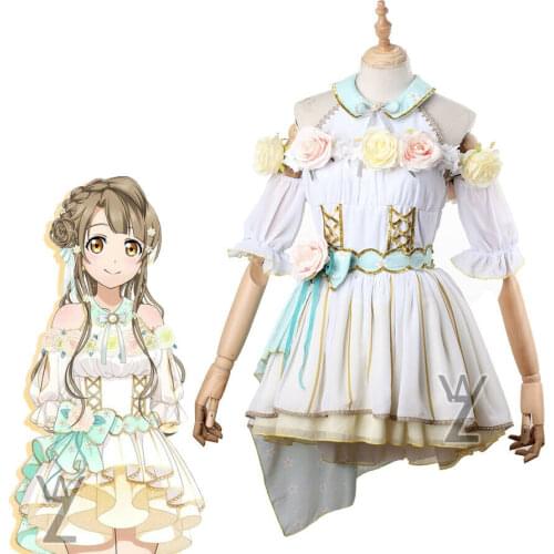 Lovelive Sunshine Flower Festival Minami Kotori Cosplay Costume Women Cute Dress Suit Halloween Carnival Unforms Lovely Girls