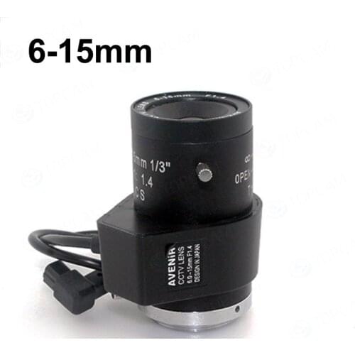 Megapixel 6-15mm CS Lens IRIS Auto Varifocal ZOOM CCTV Long Distance Day Night Bullet Camera