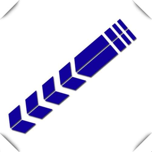 Motorcycle Waterproof Safety Warning Arrow Tape sticker for SUZUKI VZ800 Marauder Bandit 650S RGV250 VS800 Intruder