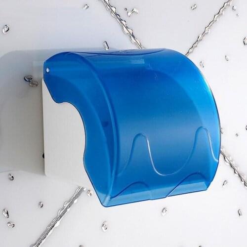 5 Colors ABS Plastic material paper holder roll racks bathroom tissue box, Hotel/Toilet waterproof paper holders wall mounted