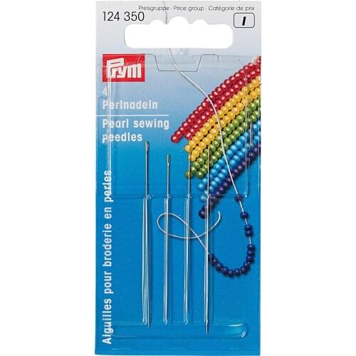 German Prym, beaded needle, 124350, Pearl sewing Peedles, handmade diy, sewing supplies