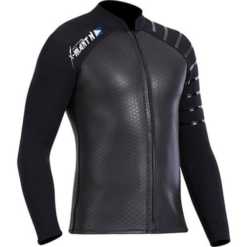 Neoprene Men 3MM Wetsuit Jackets Pants Scuba Diving Surf Snorkeling Underwater Fishing Clothes Kitesurf Spearfishing Equipment