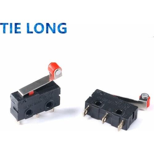10pcs New Micro Roller Lever Arm Normally Open Close Limit Switch KW12-3 KW11-N