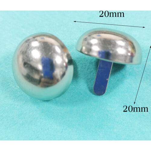 50 Pcs Silver Purse Feet,20MM Bag Feet,Bag Making Hardware,Handbag Feet Bag Feet purse supplies