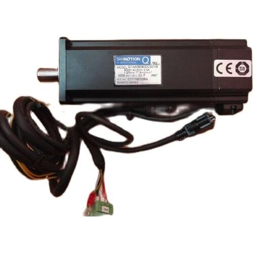 Sanyo Denki AC Servo Motor Q1AA06040DCS01M Used In Good Condition