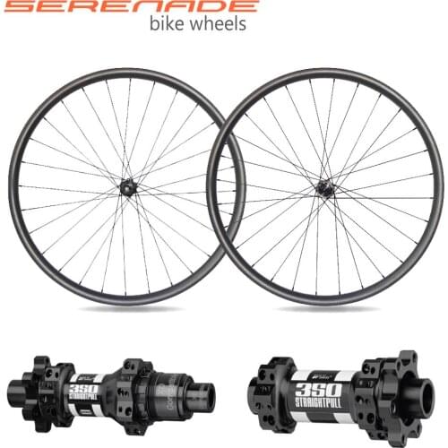 Light Weight 25mm Depth 30mm Width Bike Rims Mtb Carbon Mountain Bicycle Wheelset DT Swiss350 6 Bolts 148X142mm /142x12mm